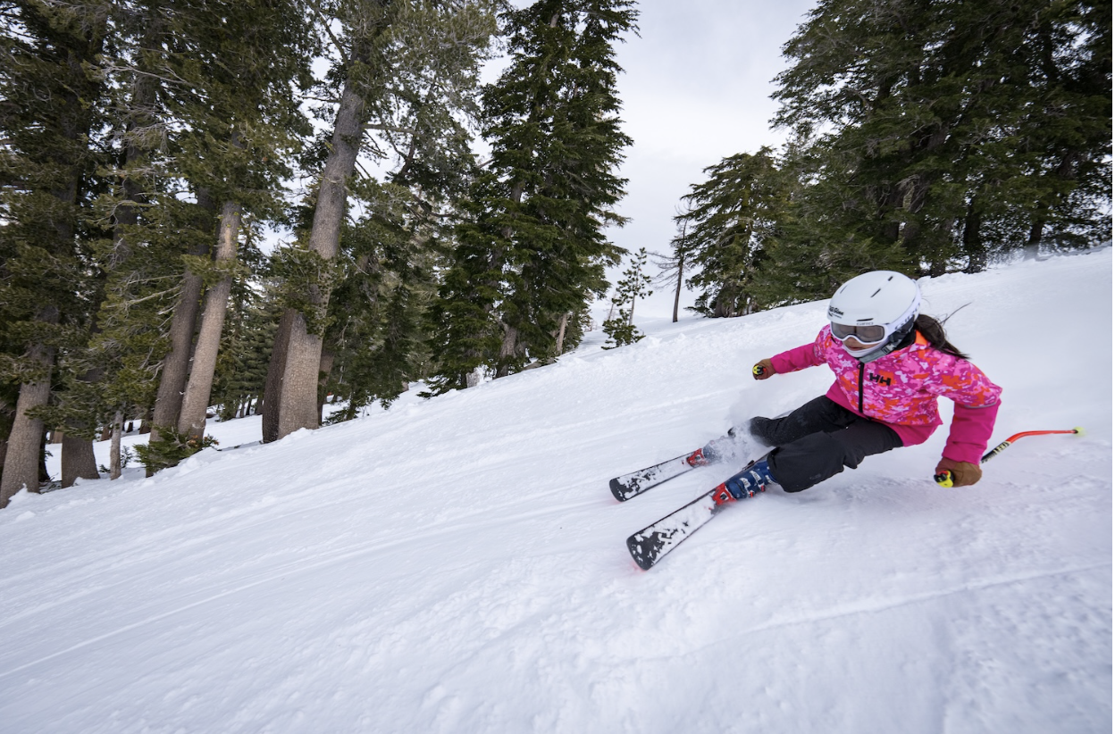 Image of child skiing.